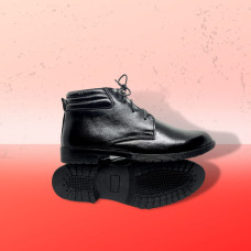 Leather High Neck Boot For Men